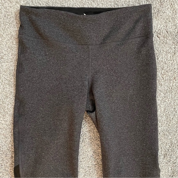 Rabbit Women's Size SM Activewear Running Gray Zip Ankle 26 x 25 Leggings - Picture 2 of 13